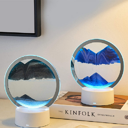 Creative Quicksand Art Lamp — 3D Moving Sand Night Light