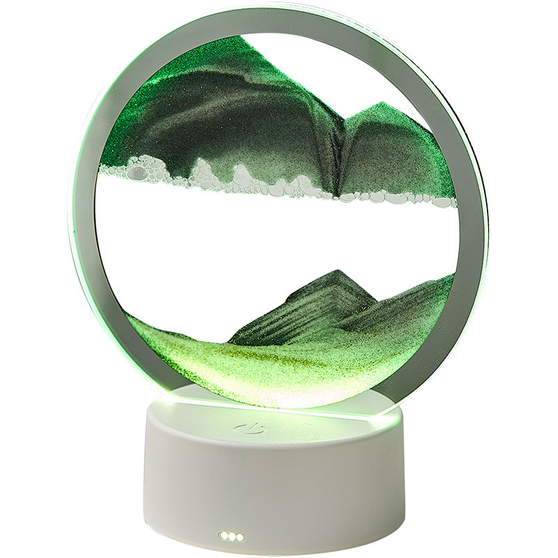 Creative Quicksand Art Lamp — 3D Moving Sand Night Light
