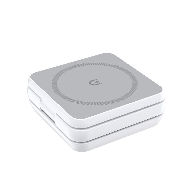 Magnetic Wireless Charging Stand — 3-in-1 Foldable Charger for Phone, Watch & Earbuds