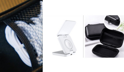 Magnetic Wireless Charging Stand — 3-in-1 Foldable Charger for Phone, Watch & Earbuds