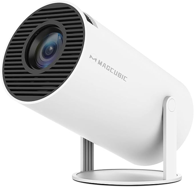 Mini Projector 4K — Portable WiFi 6 Smart Projector, 200" Display