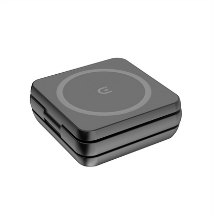 Magnetic Wireless Charging Stand — 3-in-1 Foldable Charger for Phone, Watch & Earbuds
